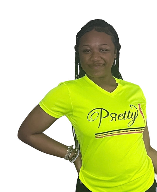 Oh My- Pretty Tee /Safety Yellow,