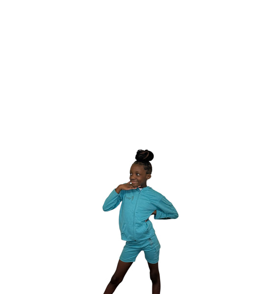Teal- PRETTY Jacket- Little Girls