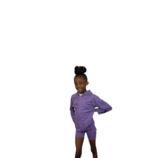 Purple PRETTY Jacket- Little Girls