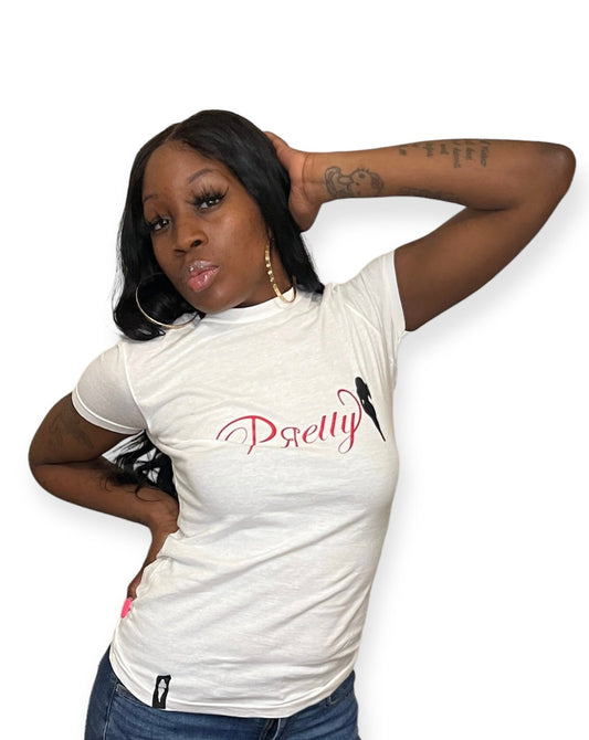 Pretty Lady Signature Tee - Pink/Black